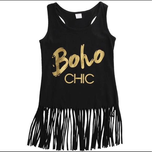 Boho fringe beach dress/coverup - Picture 2 of 7